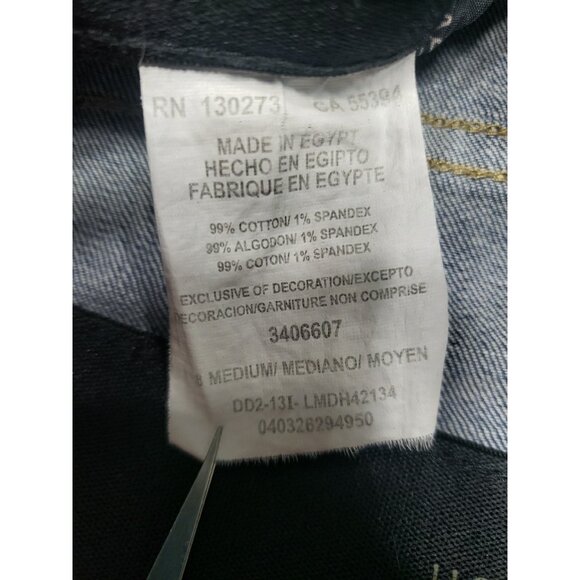 Lee Sinfully Soft Jeans Women’s Straight Leg Mid Rise Denim Blue Jeans 8 Medium - Picture 3 of 16